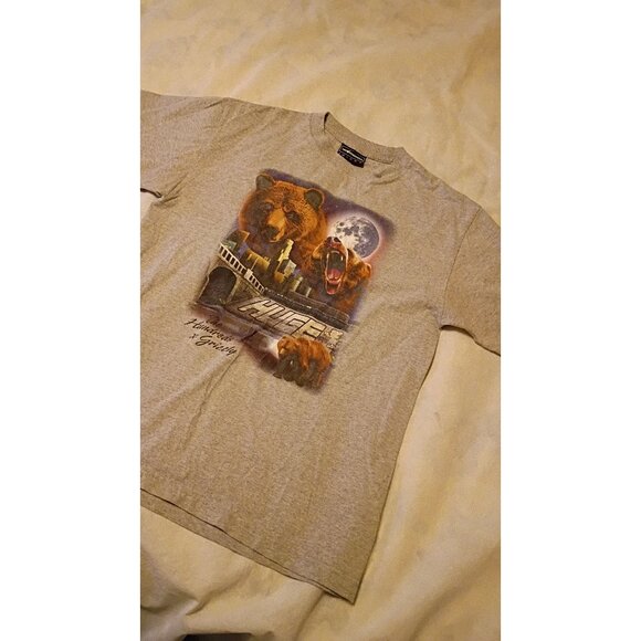The Hundreds X Grizzly Collaboration Graphic Tee M Gray Mens T-Shirt - Picture 4 of 6
